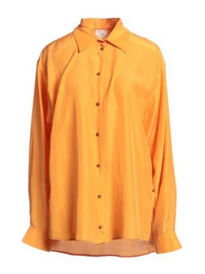 Camicia di seta Alysi arancione