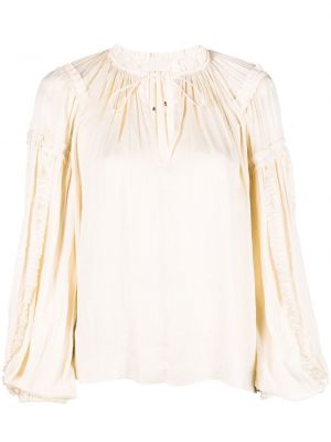 Blus med drapering Ulla Johnson