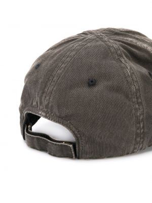 Siuvinėtas kepurė su snapeliu Balenciaga juoda