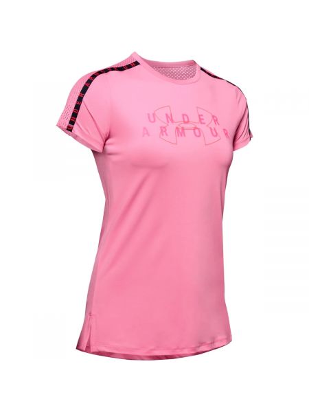 Αθλητική μπλούζα Under Armour ροζ
