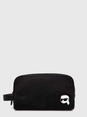 Kozmetička torbica Karl Lagerfeld crna