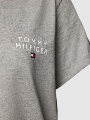 Koszulka z nadrukiem Tommy Hilfiger szara