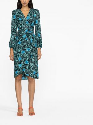 Midi šaty s potiskem Dvf Diane Von Furstenberg