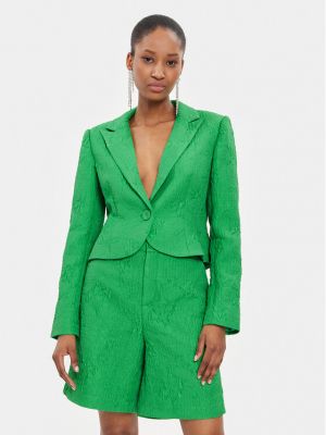 Bavlnené priliehavé šortky Custommade zelená