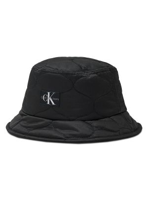 Pikowany kapelusz Calvin Klein Jeans czarny