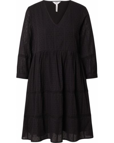 Šaty s golierom Object čierna