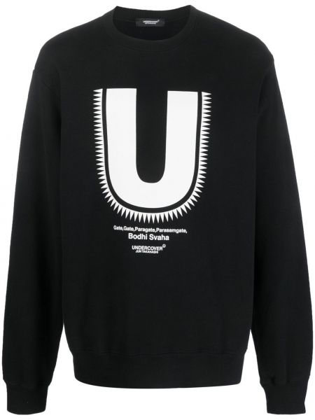 Raštuotas džemperis Undercover juoda