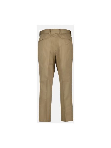 Pantalones chinos Prada marrón