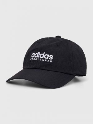 Чорна кепка з аплікацією Adidas