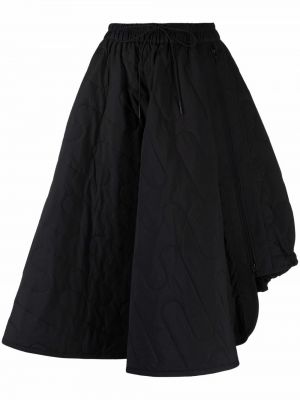 Falda midi con cordones Y-3 negro