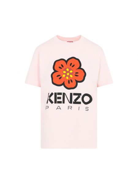 Koszulka relaxed fit Kenzo różowa