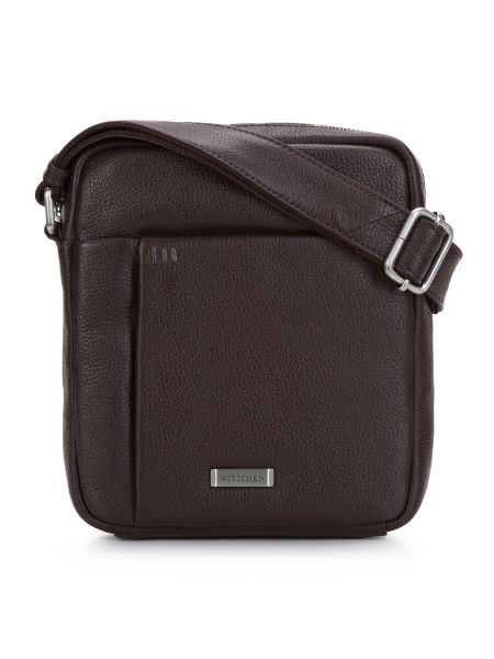 Кожаная сумка для ноутбука Wittchen коричневая