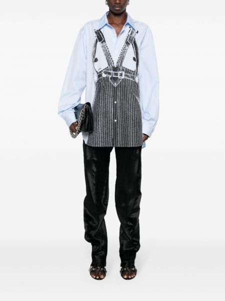 Bavlněná košile s potiskem Jean Paul Gaultier