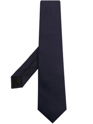 Jedwabny krawat Givenchy niebieski