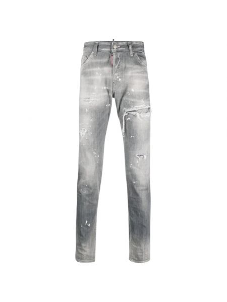 Slim fit distressed zerrissene skinny jeans Dsquared2