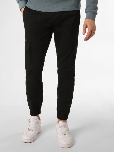 Spodnie bawełniane Calvin Klein Jeans czarne