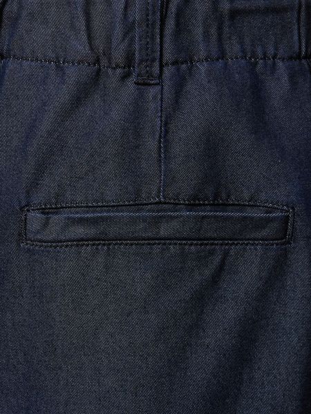 Pantalon en lyocell Giorgio Armani bleu