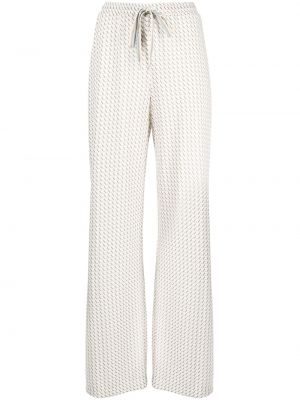 Спортни панталони с принт от джърси Saiid Kobeisy бяло