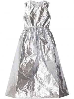 Midi ruha Cecilie Bahnsen ezüstszínű