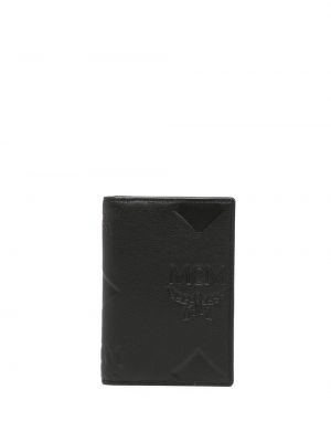 Δερμάτινος πορτοφόλι Mcm μαύρο