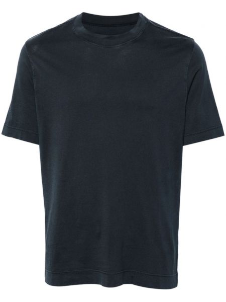 T-shirt en coton col rond Circolo 1901 bleu