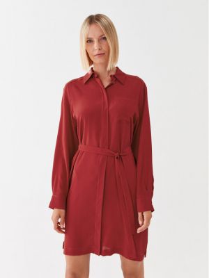 Φόρεμα σε στυλ πουκάμισο Marella κόκκινο