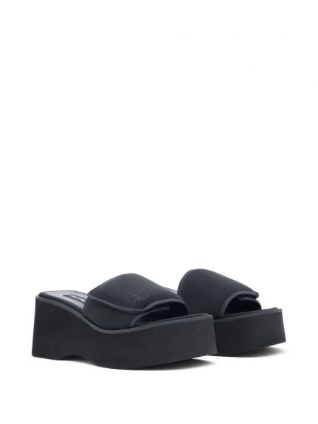 Sandale Courreges schwarz