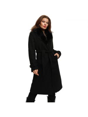 Czarny płaszcz La Modeuse
