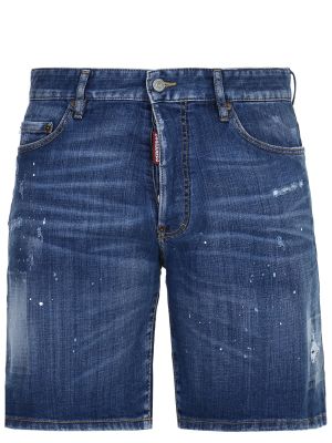 Синие джинсовые шорты Dsquared2