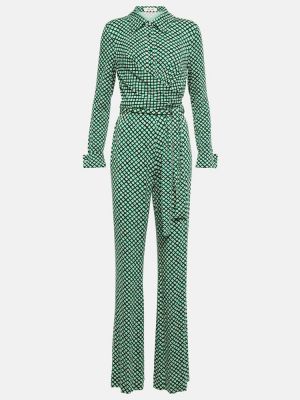 Pantalon à carreaux Diane Von Furstenberg