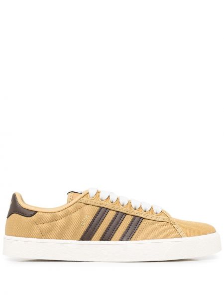 Stripete blonder snøring sneakers Adidas brun