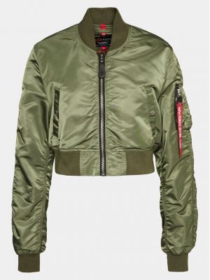 Relaxed fit bomber striukė Alpha Industries žalia