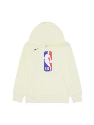 Streetwear fleece hoodie Nike weiß