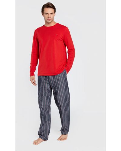 Pyjama tressée Tommy Hilfiger rouge
