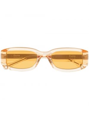 Kwadratowe okulary przeciwsłoneczne Etudes - żółty