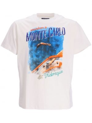 T-shirt con stampa Vilebrequin bianco