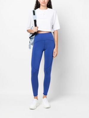 Pantalon de sport taille haute Adidas By Stella Mccartney bleu