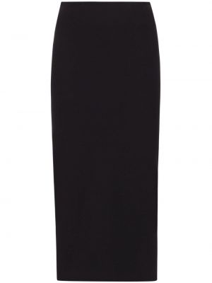 Jupe longue taille haute Dolce & Gabbana noir