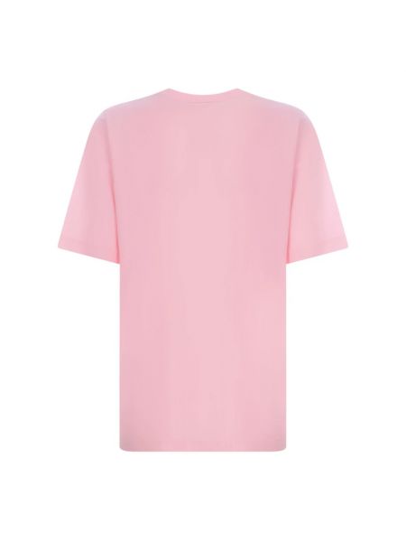 Camiseta de algodón con estampado Dsquared2 rosa