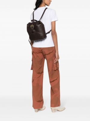 Kožený batoh Versace Jeans Couture