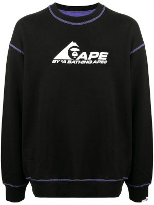 Trykt sweatshirt Aape By *a Bathing Ape® svart