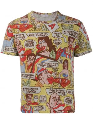 Raštuotas marškinėliai Comme Des Garçons Pre-owned pilka
