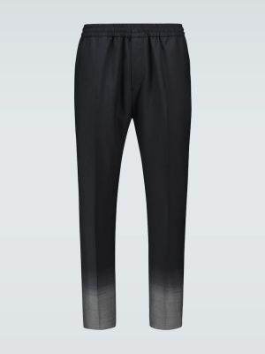 Spodnie wełniane Givenchy - сzarny