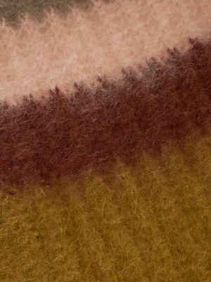 Echarpe à rayures en tricot Etro marron