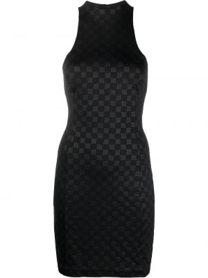 Sukienka mini z nadrukiem Misbhv czarna