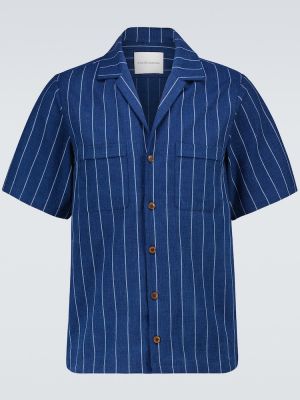 Pruhovaná košile King & Tuckfield modrá