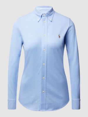 Koszula skinny fit Polo Ralph Lauren niebieska