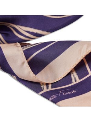 Šátek Elisabetta Franchi fialový