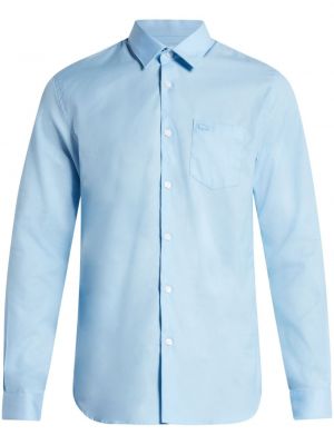 Βαμβακερό πουκάμισο με κέντημα Lacoste