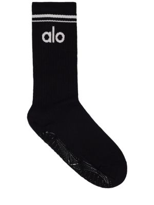 Bavlnené ponožky Alo Yoga biela